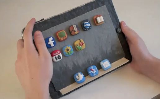 Irrompible. El iPad de plastilina no se daña si cae al suelo.