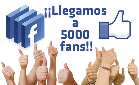 5000 Fans en Facebook