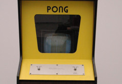 La primera versión de cabina de PONG, un juego histórico