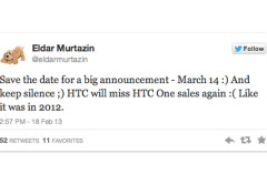 El tweet del periodista ruso Eldar Murtazin que confirmó la fecha de presentación del Samsung Galaxy S IV.