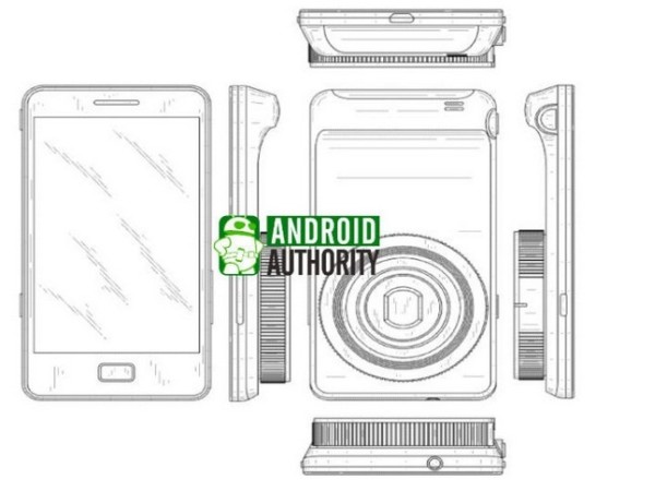 Una de las patentes muestra un dispositivo similar a la descripción del Galaxy S4 Zoom