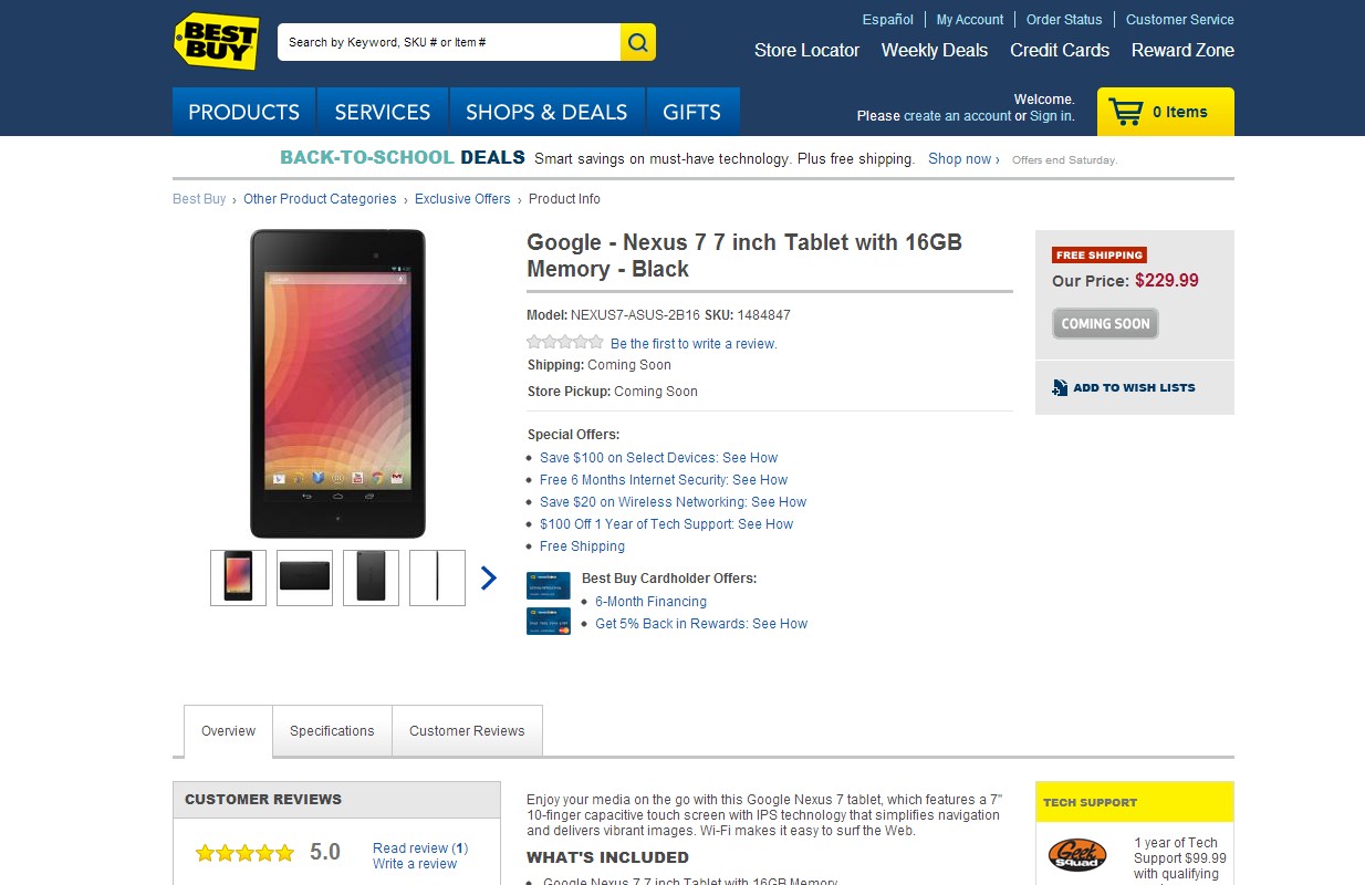 nexus 7 best buy