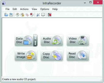 Para traducir InfraRecorder no tendremos más que hacer clic en [Options/Configuration/Languages] y seleccionar [Español].