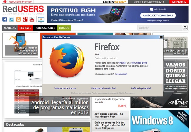 descargar mozilla firefox 2013