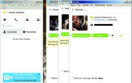 La vista compacta vuelve más cómodo el uso de Skype (y algo similar al viejo Messenger).