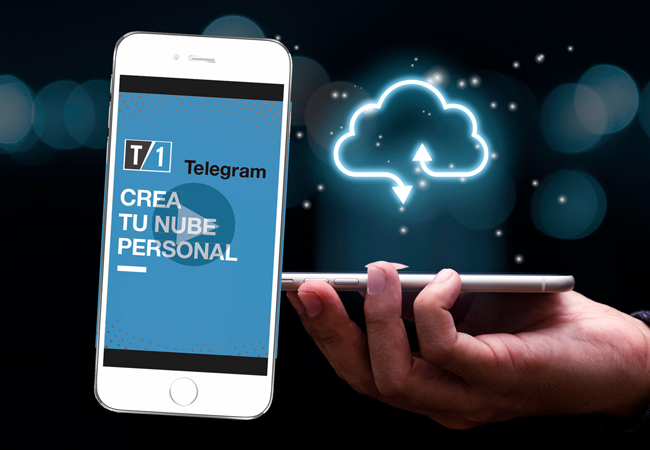 Caratula de la nota de como crear una nube personal con Telegram